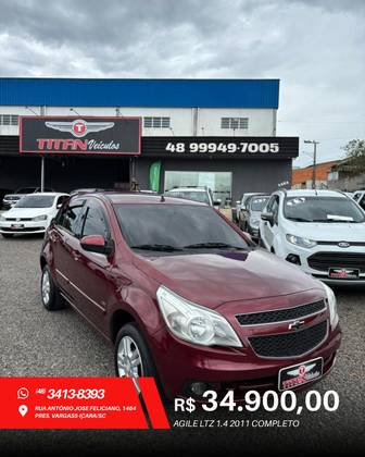 CHEVROLET AGILE 1.4 MPFI LTZ 8V FLEX 4P MANUAL